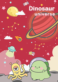 浩瀚宇宙/恐龍與外星人/月球/紅色星空
