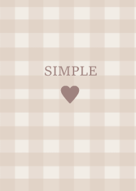 SIMPLE HEART_check cafemocha(JP)