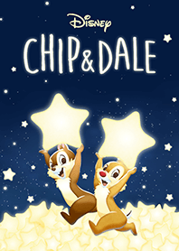 Chip N Dale Twinkly Stars Line Theme Line Store