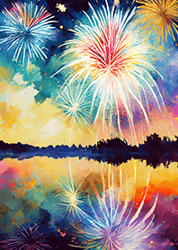 Beautiful Fireworks Theme#204