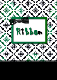 Stylish black ribbon