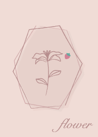 flower <Strawberry> pink