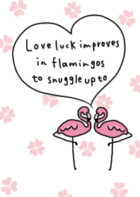 I love you in a clamshell flamingo #pop