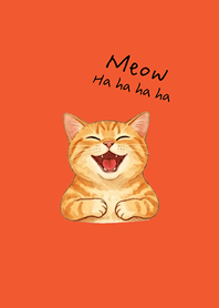 Cats that live life seriously(orange)