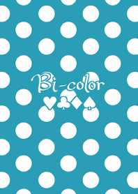 Bi-color -Refreshing polka dot-