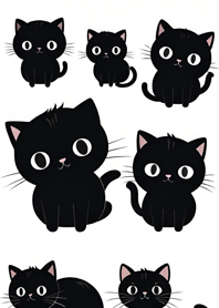 Shape-shifting Black Cat dd1385