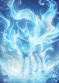 ⭐️極寒冰焰九尾狐王❤️