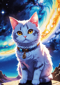 Night Moon Star Cat e2DD35