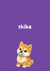 Baby Shiba01 purple