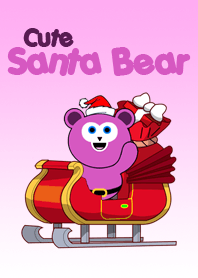 Tema bonito do urso de Santa