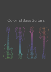 Colorful Bass Guitars 2+