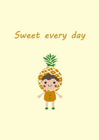 Cute pineapple girl