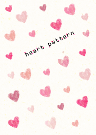 heart pattern15- watercolor-