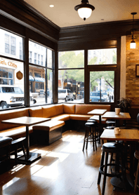 Cozy Coffee shop A23937