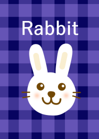 Rabbit and check pattern from J