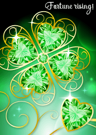 Fortune rising! Gold clover