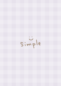 Gingham check Purple3 from Japan