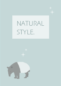 Natural Style (Tapir-Ice Blue)