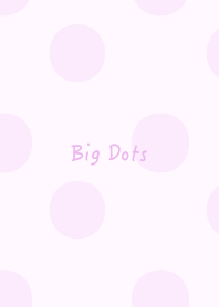 Big Dots - Mauve Pale
