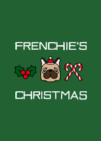French bulldog Christmas fawn