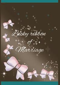 Brown & Green / Lucky ribbon of marriage