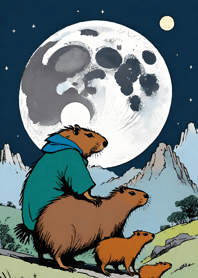 浮世絵 - 水豚 61e018