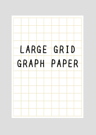 LARGE BEIGE GRID GRAPH PAPER/GRAY