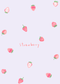 水彩草莓：紫羅蘭