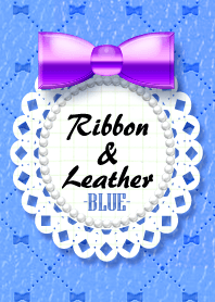 Ribbon&Leather-BLUE-