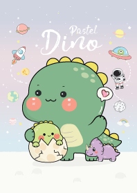 Dino Cute : Space Pastel