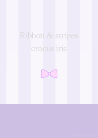 Ribbon & stipes crocus iris