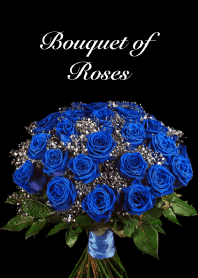 "Bouquet of Roses (Blue) vol.5" theme