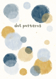 dot pattern18 - watercolor painting-joc