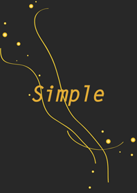 圓點線條極簡風-黑金