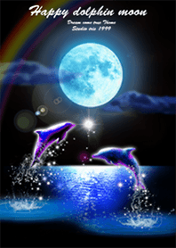 Happy Dolphin Moon Increased luck