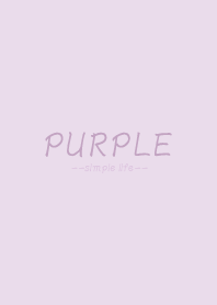 -simple life -purple