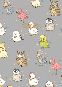 My beloved bird03 white