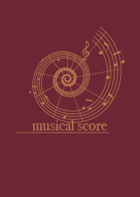 musicalscore Burgundy