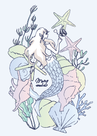 魚と恋する人魚姫