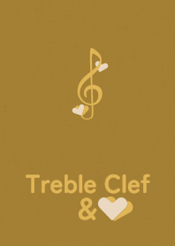 Treble Clef&heart muddy