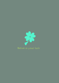 Believe in your luck - Dusty Mint