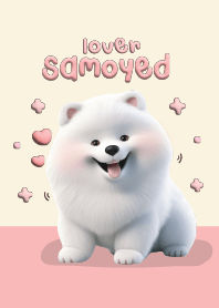 ซามอยด์น่ารัก : เจ้าหมาหน้าหมี (สีชมพู)