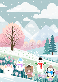 Kawaii scandinavian style(Winter-705)