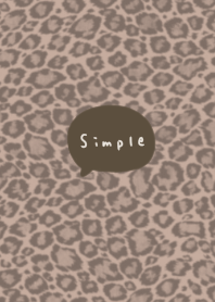 A simple adult leopard print.
