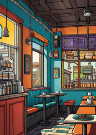 Cozy Coffee shop d8F2eE