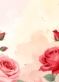 Rose-patterned writing paper Vol.1