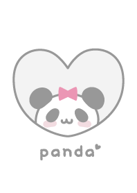 Panda Ribbon [White]