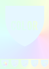 blue color rainbow  X19