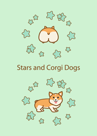 Stars and Corgi Dogs