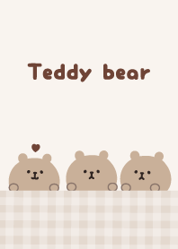 Teddy bear *beige jp
